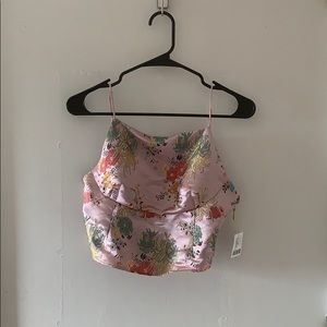Urban Outfitters Floral Crop Top